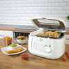 Quest 2.5L white deep fat fryer with adjustable thermostat