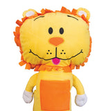 Leo the Lion seatbelt friend with storage pockets