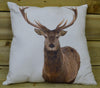 Premier 45cm brown reindeer Christmas cushion