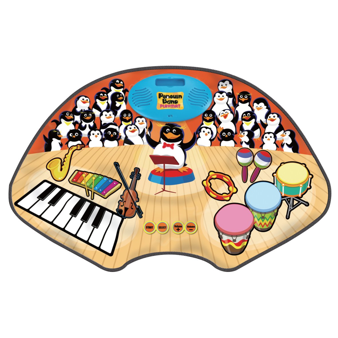 Penguin Orchestra play mat with built-in melodies