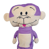 Mo the Monkey seatbelt friend with two storage pockets