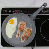 Quest double induction hob digital display