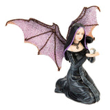 Widdop Mystic Legends 58247 kneeling gothic fairy with orb 11.5cm