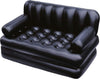 Multipurpose Inflatable Sofa Black PVC