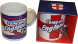 Come On England 10oz ceramic football supporters mug gift boxed