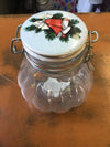 Small 10cm double bell candy jar for sweets and treats