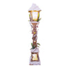 Snow Lamp Post Ornament, Warm White LED, 85cm