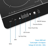 Quest 35840 induction hob touch control panel