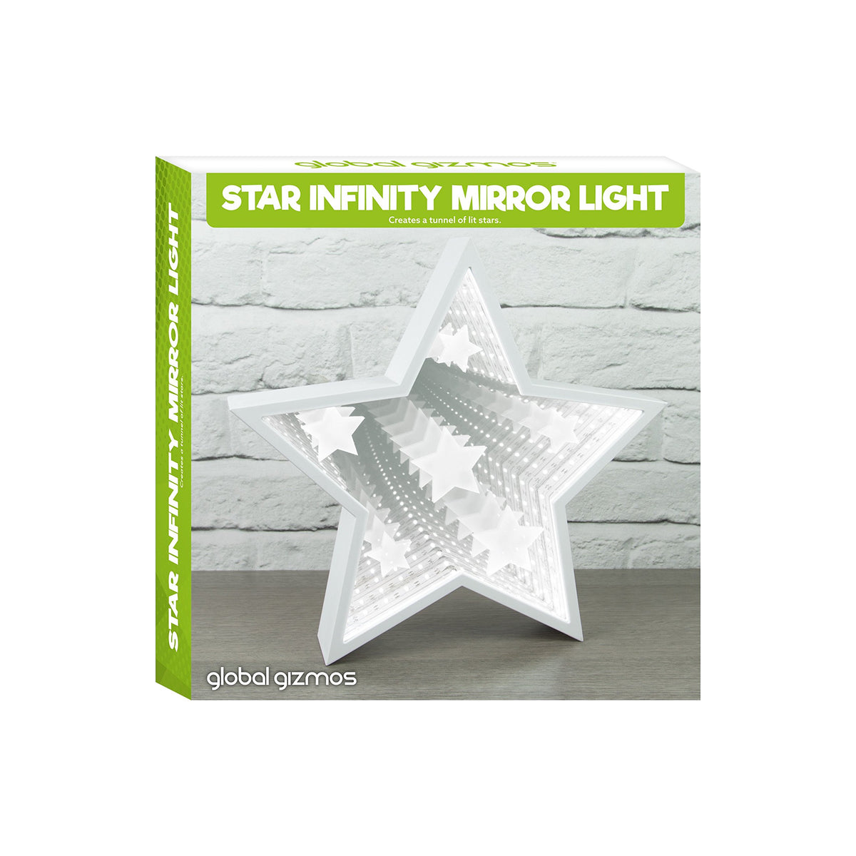 Global Gizmos battery-operated infinity star light
