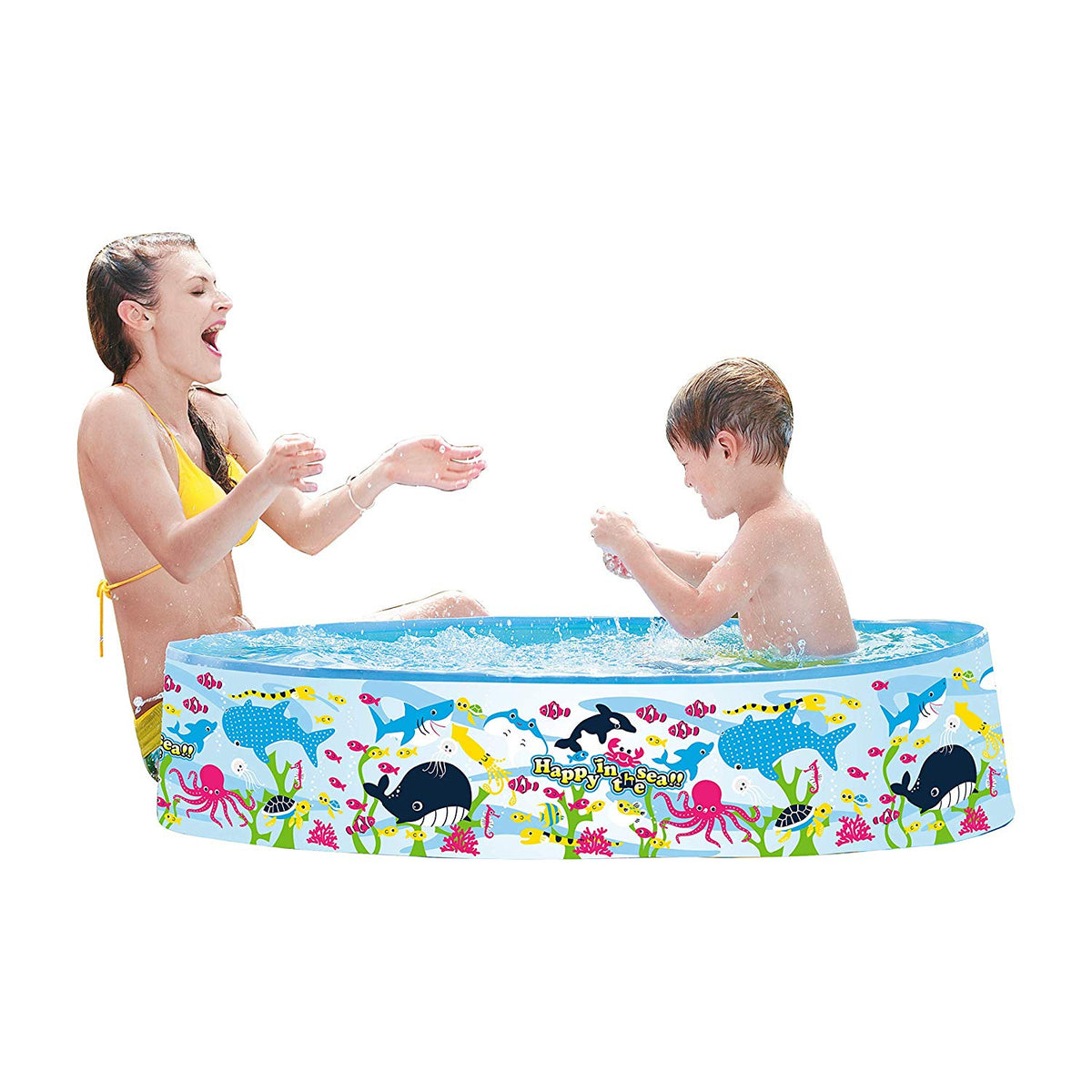 Rigid-sided Seaworld design paddling pool