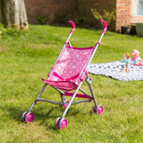 Pink Snuggles dolls stroller for dolls up to 41cm