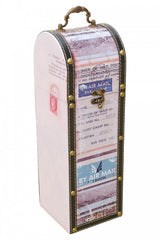 Travel-themed Avion wine bottle presentation case