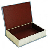 Open New York storage book box showing hidden compartment