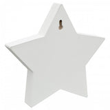Back view of mosaic glass standing star decoration