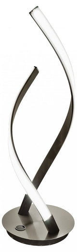 LED double twist table lamp