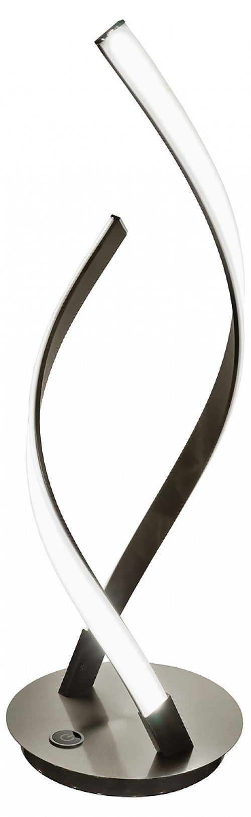 LED double twist table lamp