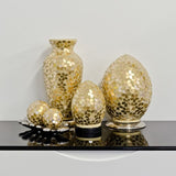 Febland LM71CG gold flower Mini Egg mosaic glass lamp