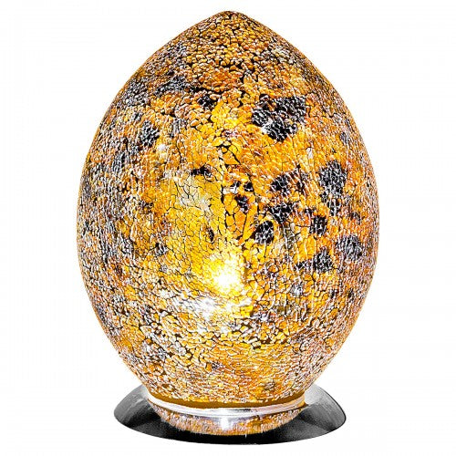 Medium Mosaic Glass Egg Lamp