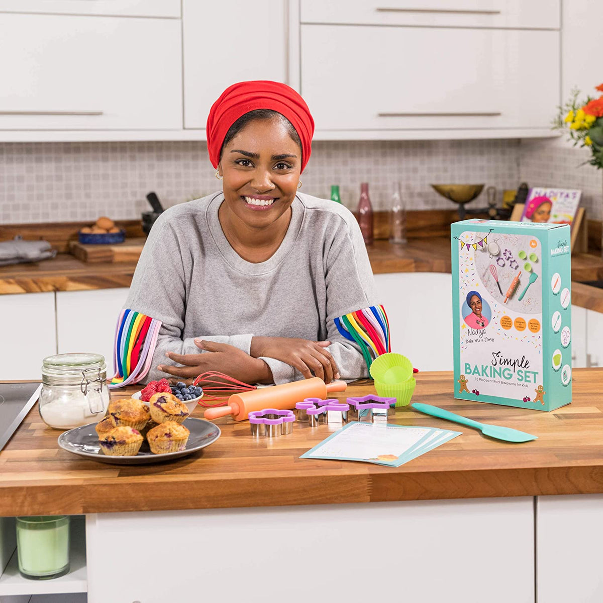 Nadiya Hussain Simple Baking Kids, Children's Cooking Set