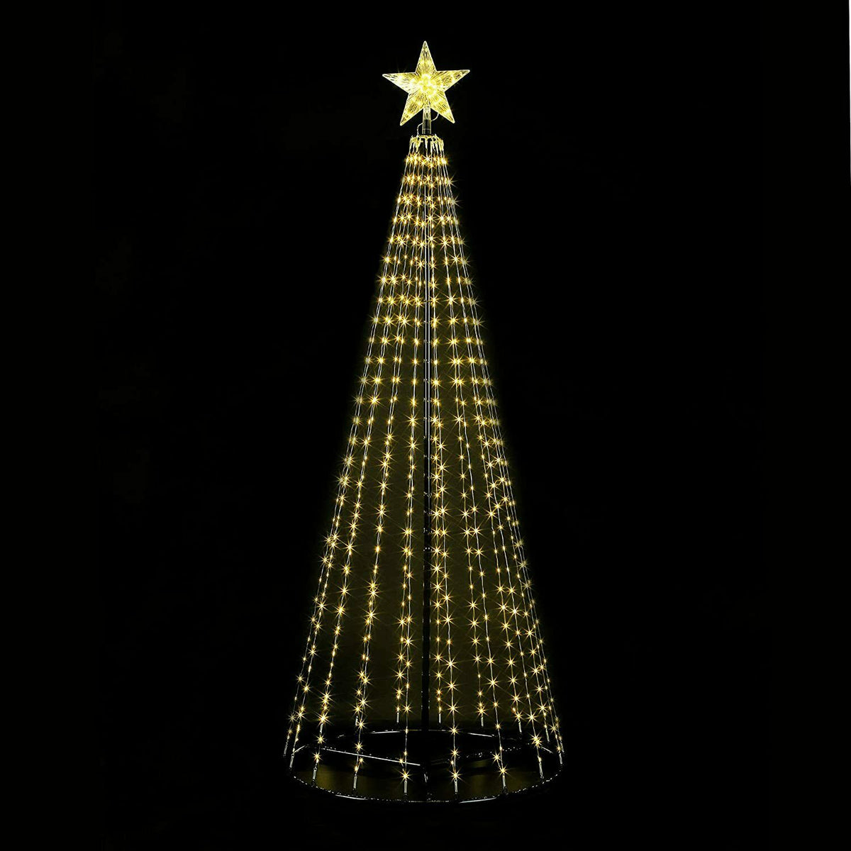 The Christmas Workshop 70619 6ft warm white LED outdoor cone tree