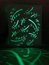 Solar wall decoration light with automatic dusk sensor