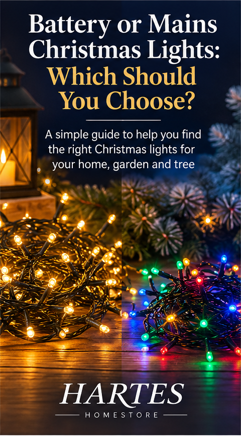 Battery versus mains Christmas lights guide