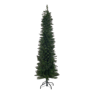 Green artificial Christmas tree