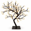 60cm warm white LED blossom tree with 128 flower lights on white background