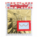 Lasertek luxury embossed Christmas garland front packaging in gold, code 123 CG1009
