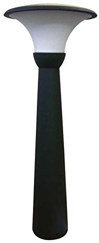 Luxform Perth anthracite 12V tall garden post light