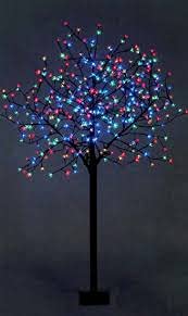 Premier 2.1m colour-changing LED Osaka cherry tree