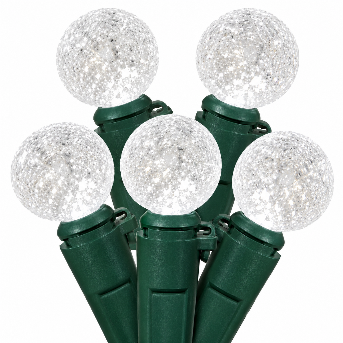25 Bright White LED Berry Christmas Lights – 3.5m Indoor