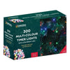 300 LED multi coloured battery timer Christmas lights box