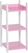 Lollipop 3 Shelf Unit White/Pink