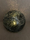 Battery Operated Glass Mosaic Tealight Balls (BLACK)