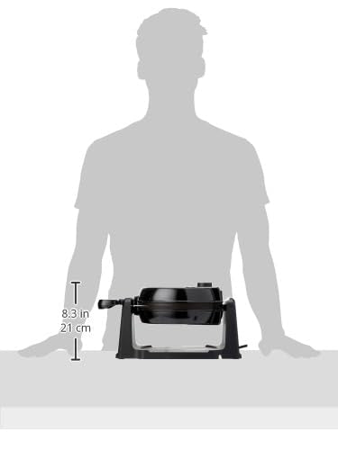 Quest rotating Belgian waffle maker