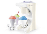 SMART Single Snow Cone Maker (Ivory Cream) Bundle with Soft Grip Measuring Jug