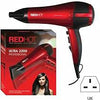 Multifunctional Hair Dryers Professional Speed 2200 W,Red