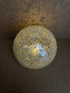 Battery Operated Glass Mosaic Tealight Balls (CLEAR)