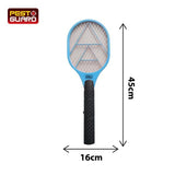 Battery-operated electric fly swatter pest control bat