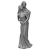 Febland Grey Ceramic Wedding Couple Figurine, Small