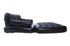 Bestway 75054 Multipurpose Sofa, 188 x 152 x 64 cm, PVC, Black, 74 x 60 x 25 inch