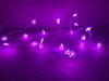 20 Battery Operated LED Stars on a Copper Wire (Pink Stars)