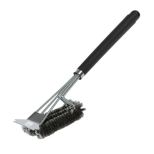 Let's BBQ angled stainless steel barbecue cleaning brush