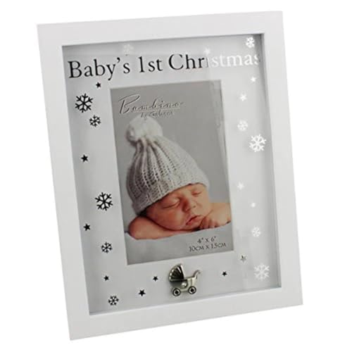 Bambino Baby's First Christmas 6 x 4in photo frame