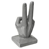 Febland Grey Ceramic Hand Victory, Small