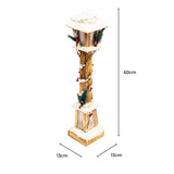 The Christmas Workshop 60cm LED snow-topped wooden lamppost