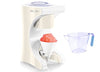 SMART Single Snow Cone Maker (Ivory Cream) Bundle with Soft Grip Measuring Jug