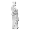 Febland White Ceramic Wedding Couple Figurine, Small