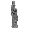 Febland Grey Ceramic Wedding Couple Figurine, Small